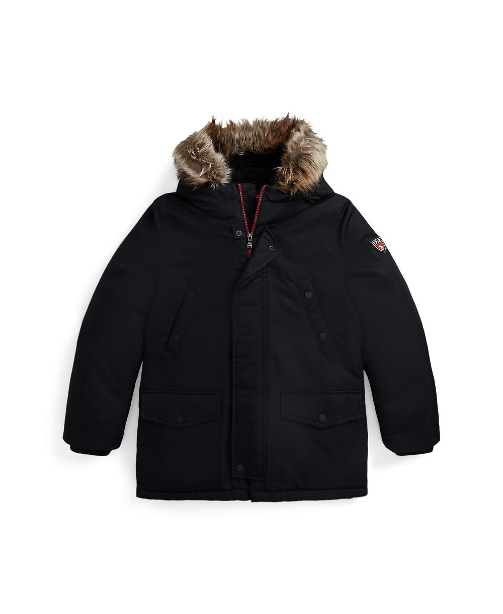Polo Ralph Lauren Парка для мальчиков с отделкой из искусственного меха