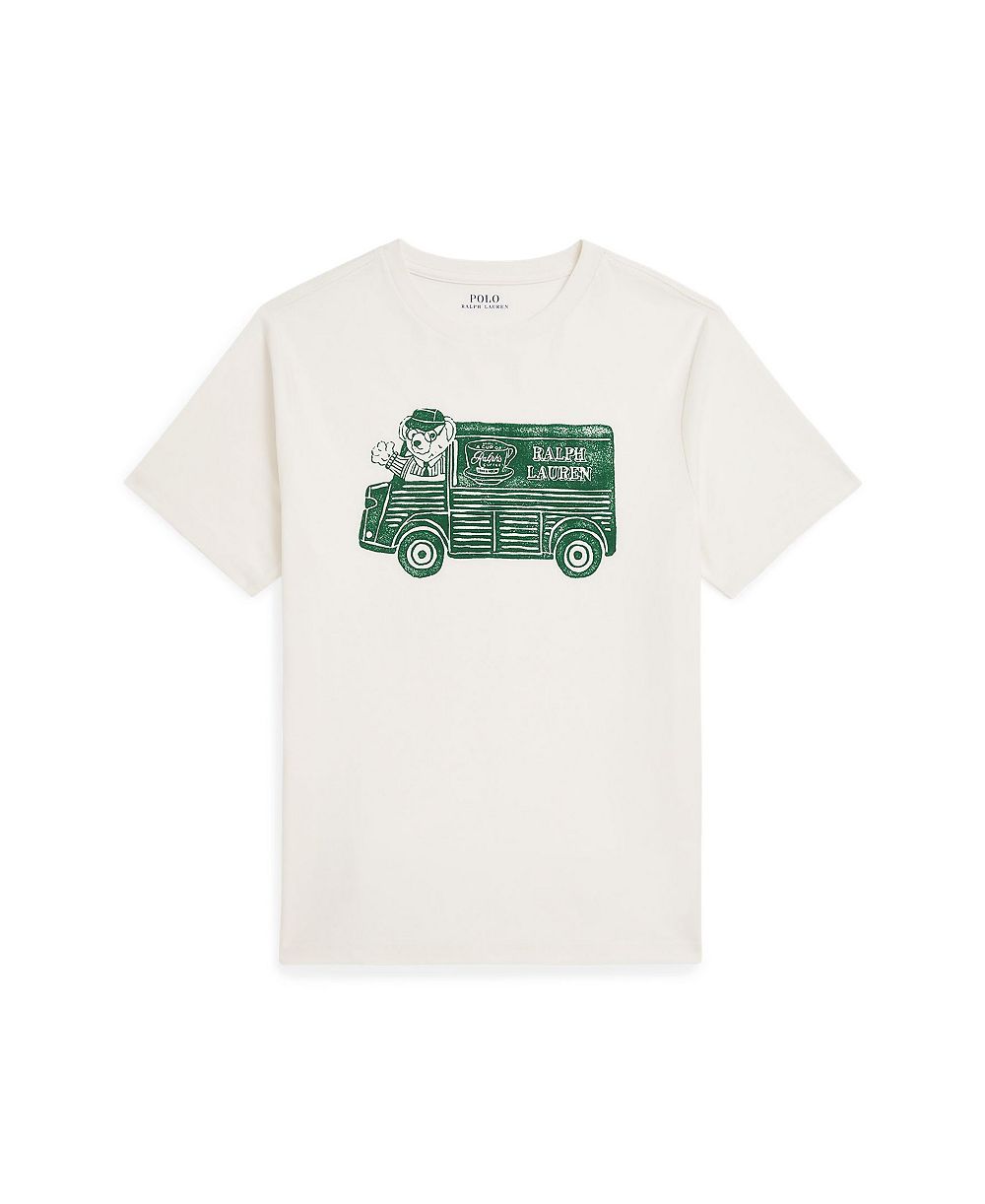 Polo Ralph Lauren Big Boys Ralph’s Coffee Polo Bear T-Shirt