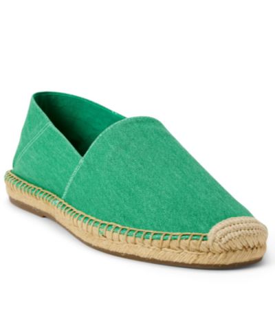 Polo Ralph Lauren Men's Cevio Washed Canvas Collapsible Heel Espadrilles
