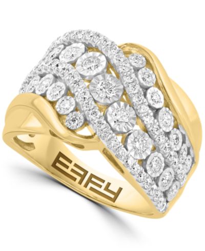 Кольцо EFFY Collection Diamond в 14k Yellow Gold (3/4 ct.t.w.)