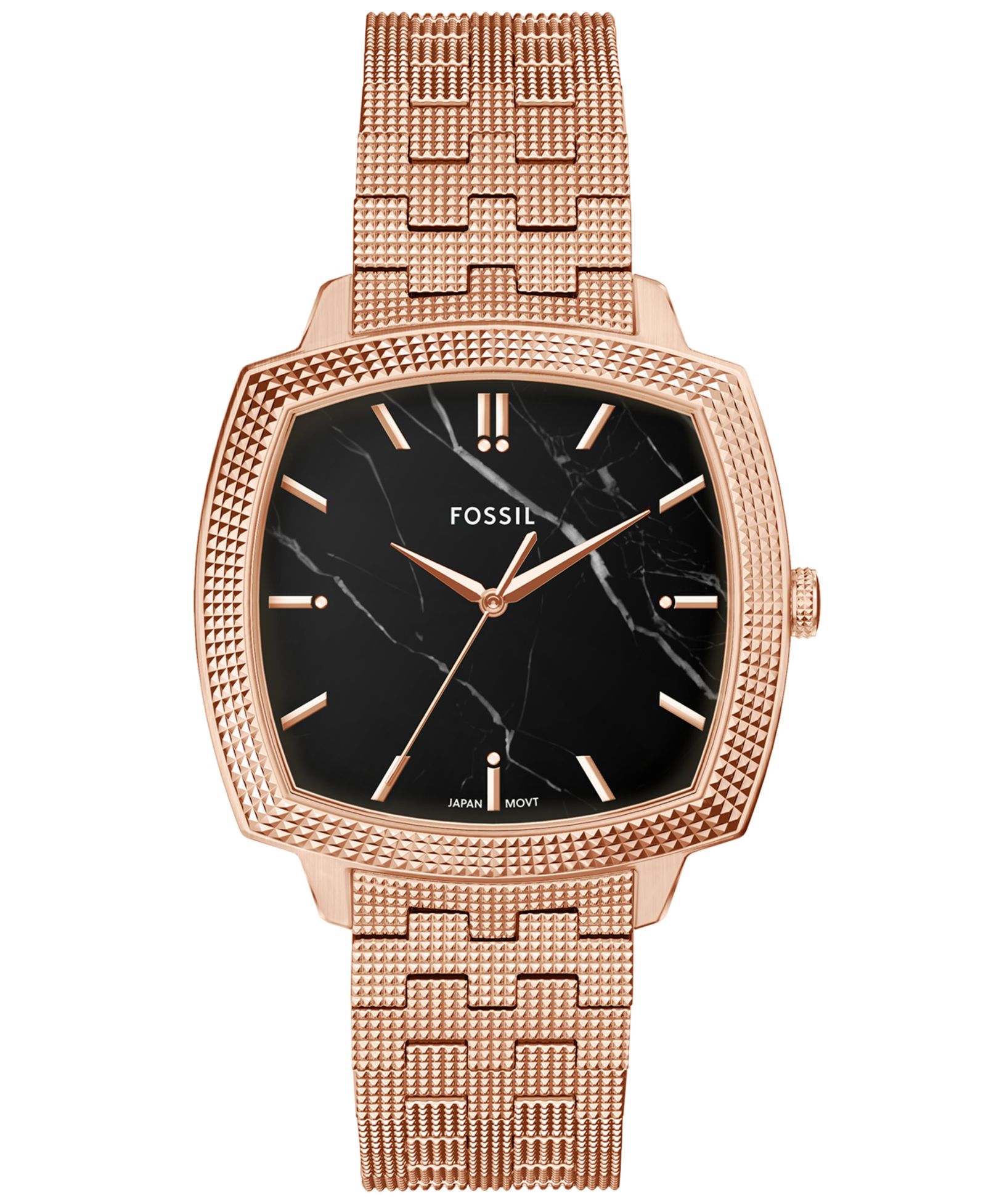 Fossil Nick Jonas x Machine Luxe часы из нержавеющей стали с эффектом мрамора, 37mm