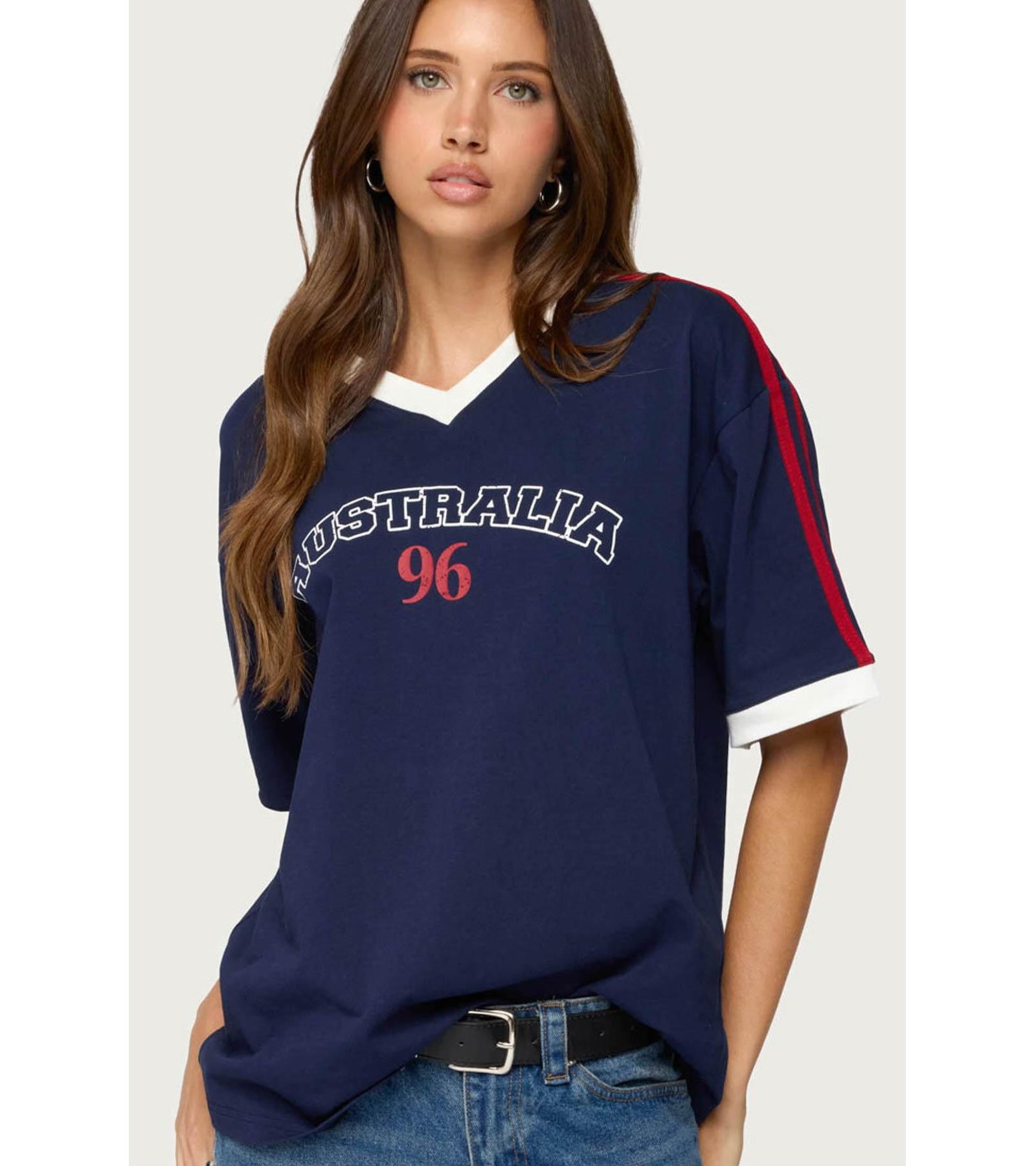 Edikted Женский оверсайз T Shirt Australia 96 Contrast