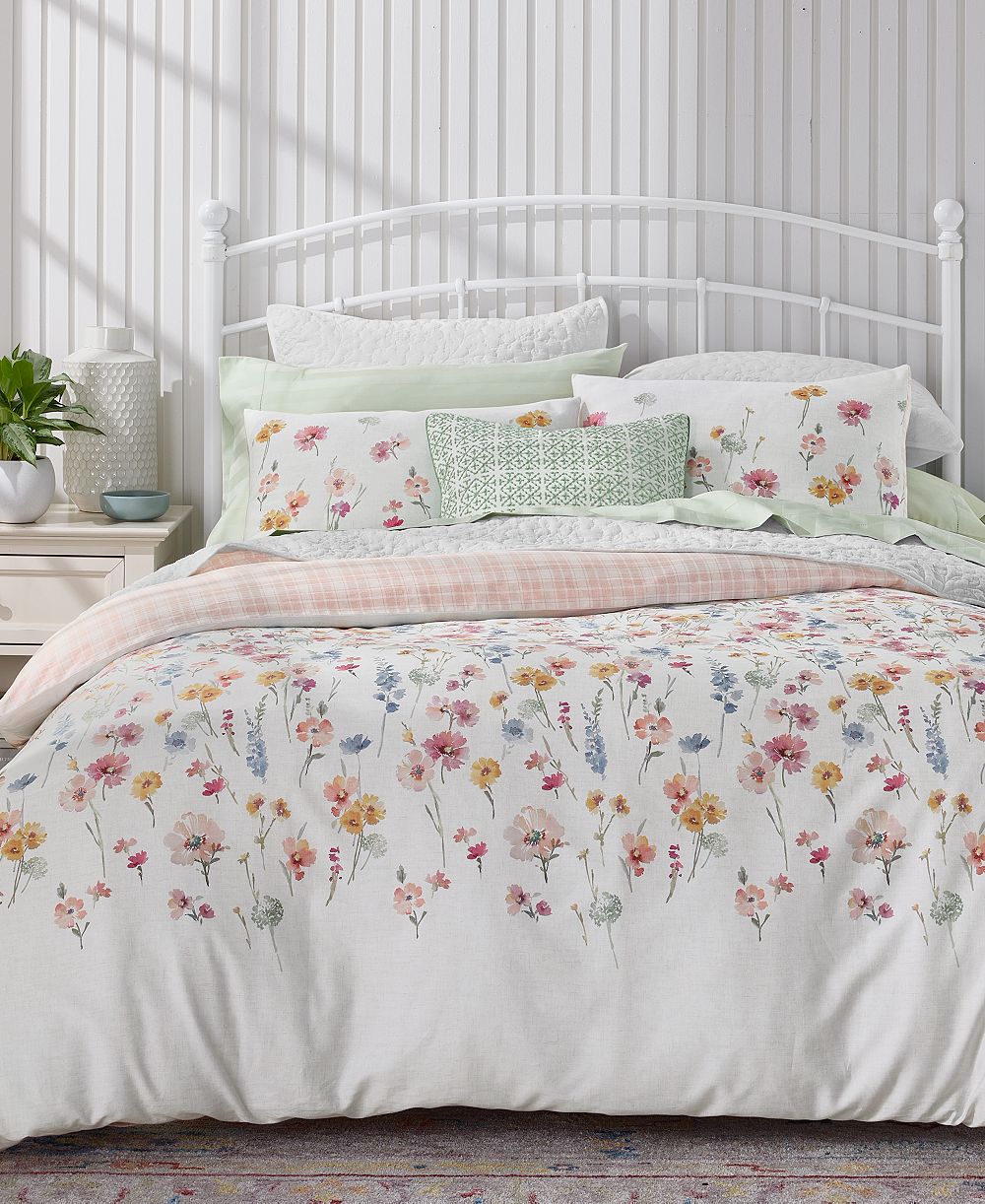 Charter Club Flora 3-Pc. Comforter Set, Full/Queen, Macy’s Exclusive