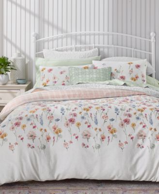Charter Club Flora 3-Pc. Comforter Set, Full/Queen, Macy’s Exclusive