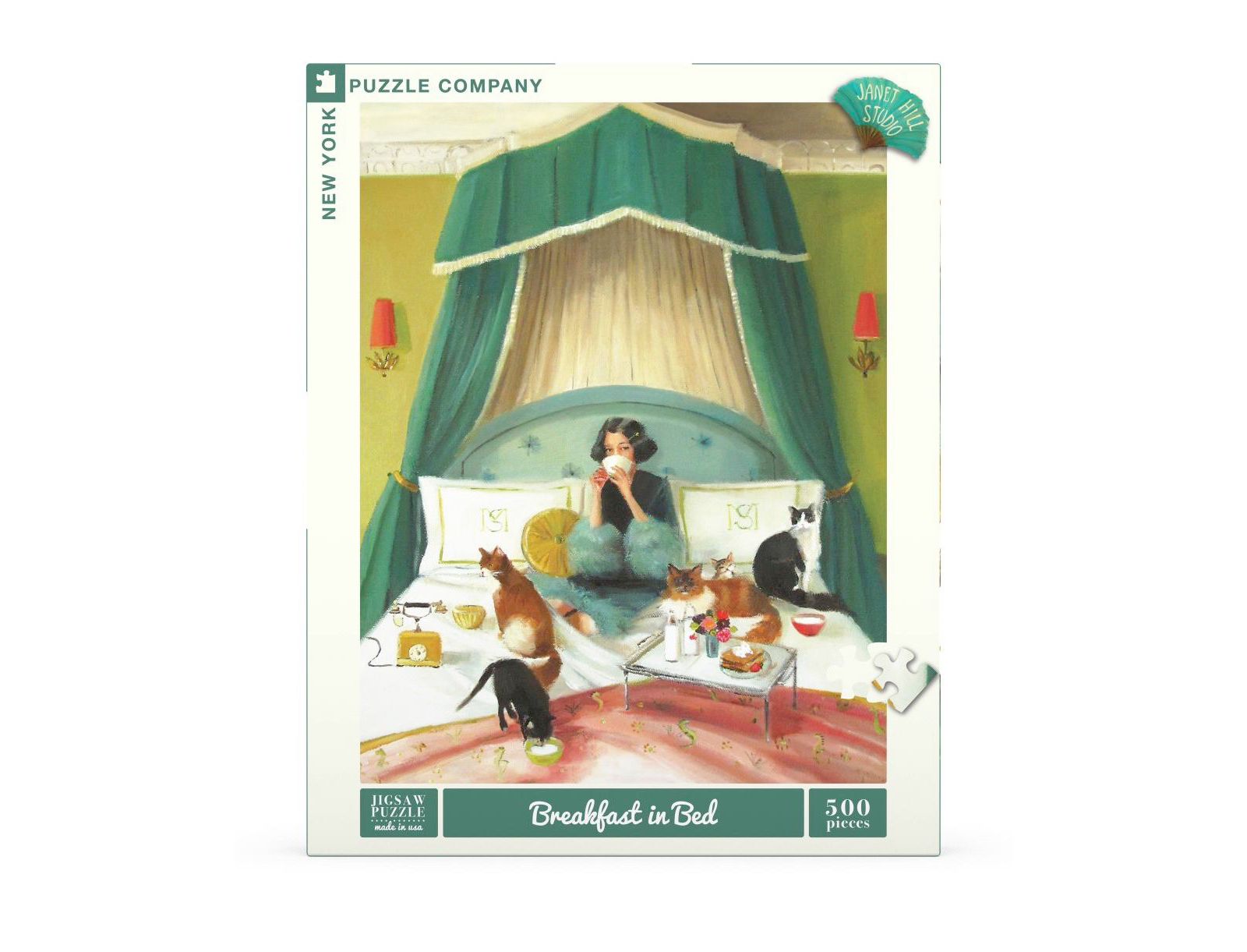 New York Puzzle Company пазл Breakfast in Bed, 500 деталей