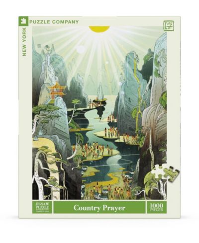 New York Puzzle Company Country Prayer 1000 Piece Puzzle, Ages 13+