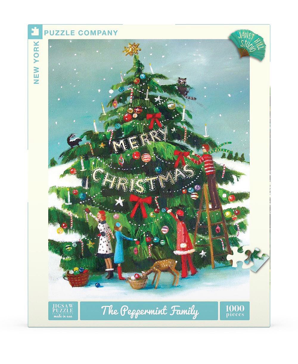 New York Puzzle Company The Peppermint Family 1000 Piece Puzzle