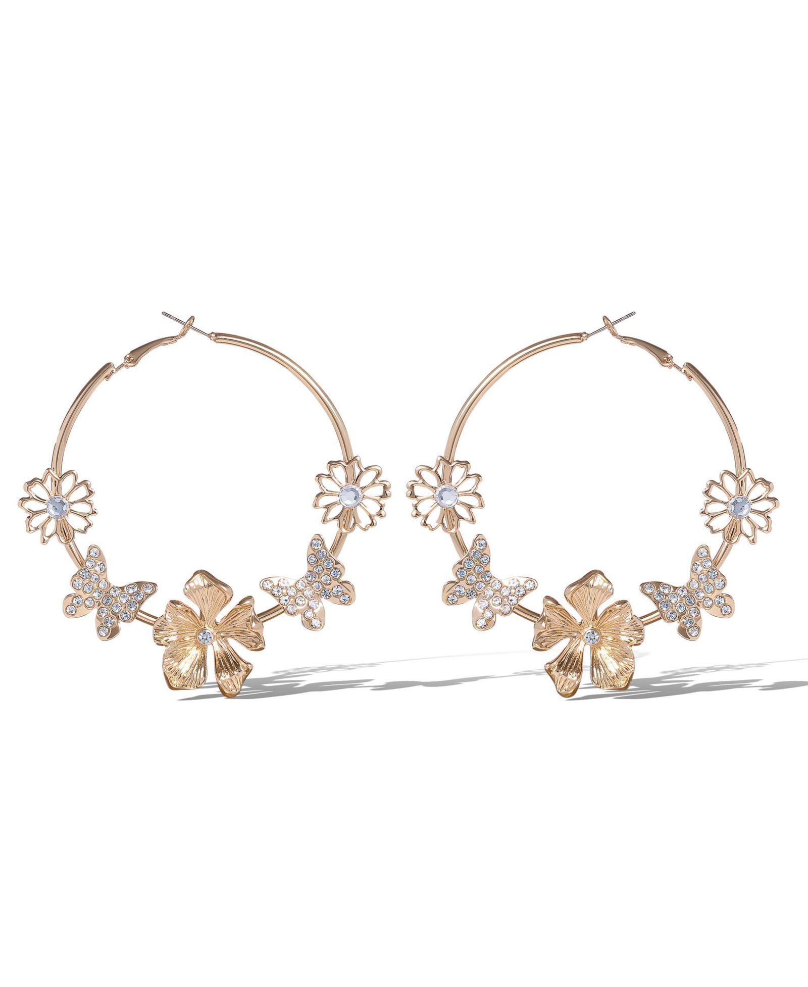 Jessica Simpson Серьги-кольца Floral