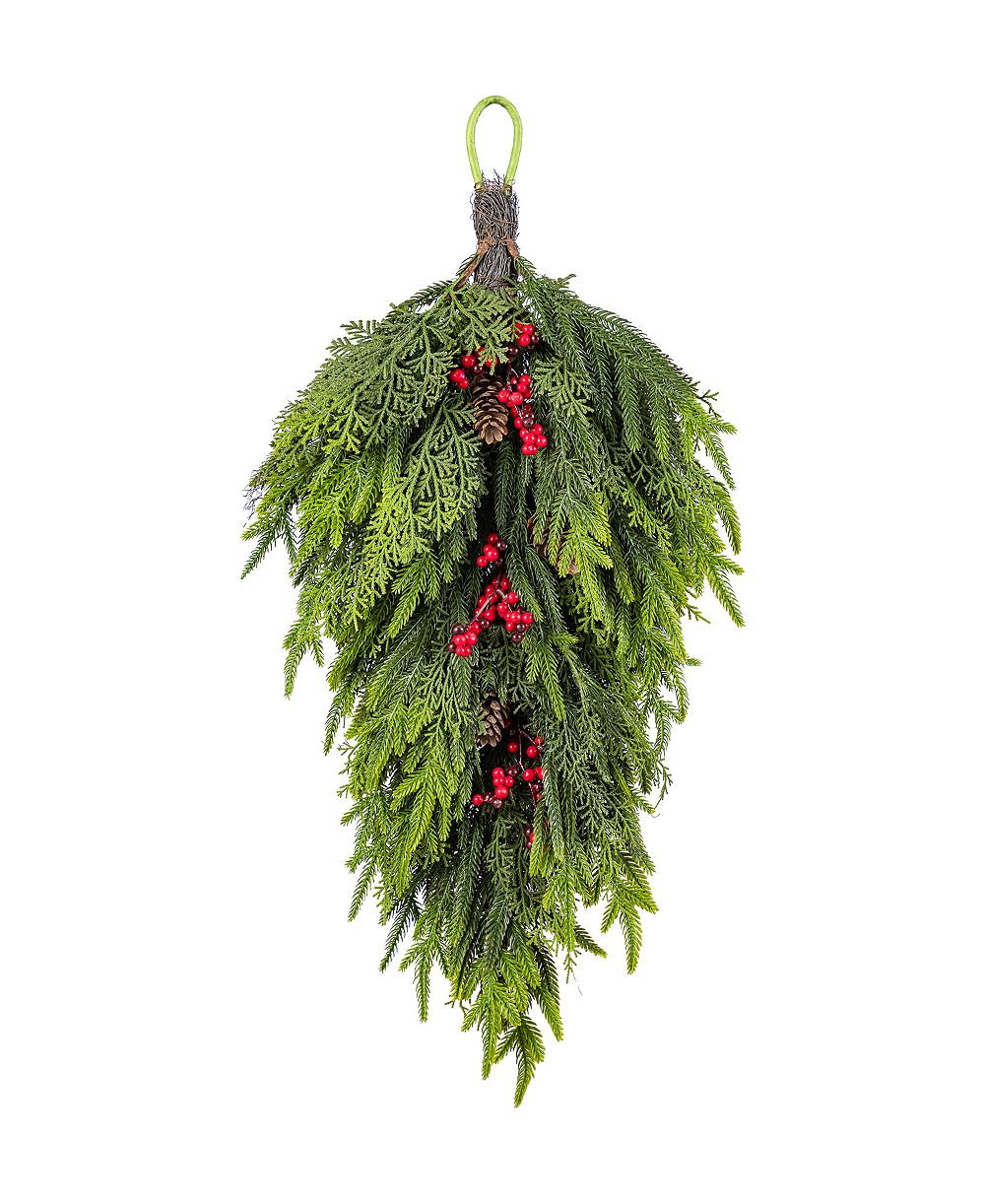Glitzhome 31.5" Polyethylene Christmas Dripping Teardrop