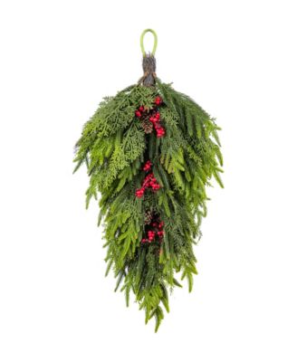 Glitzhome 31.5" Polyethylene Christmas Dripping Teardrop