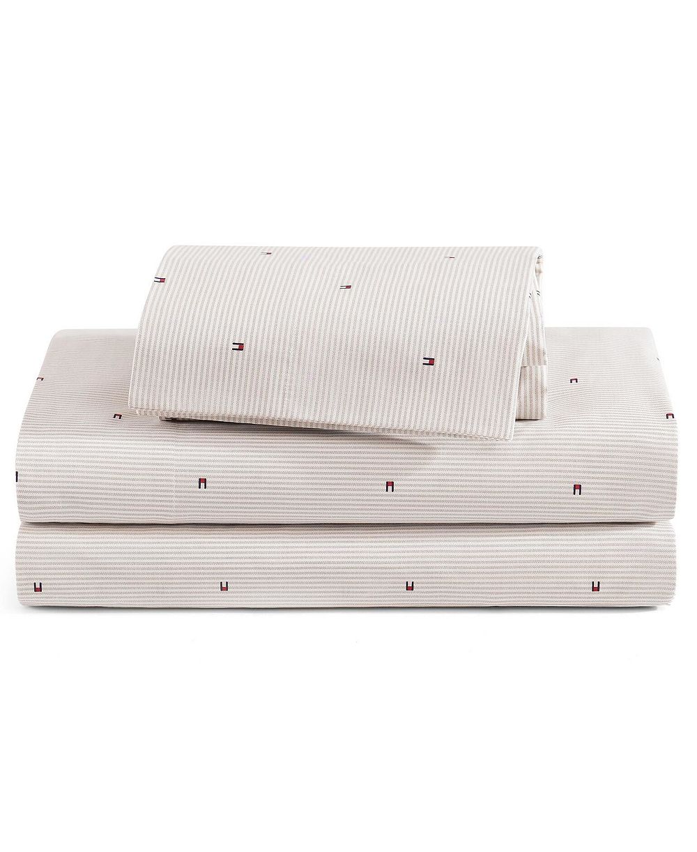 Комплект постельного белья Tommy Hilfiger Ithaca Flag Stripe Cotton Percale 4-Piece Full