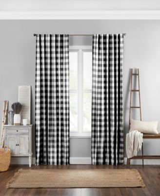 Elrene Home Fashions занавеска для окна в стиле фермерский клетчатый Buffalo Check