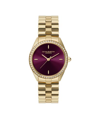 Часы Olivia Burton Women's Bejewelled Le Gold Tone Stainless Steel 34mm