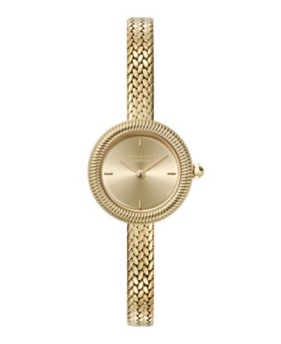 Женские часы Olivia Burton Finery Gold Tone Stainless Steel Mesh Bracelet, 20mm