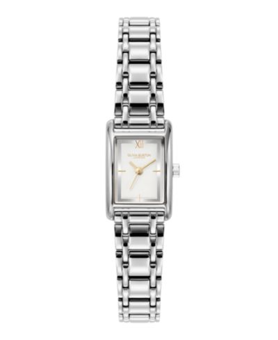 Olivia Burton Women's Mini Grove Silver Tone Stainless Steel Bracelet Watch, 16mm