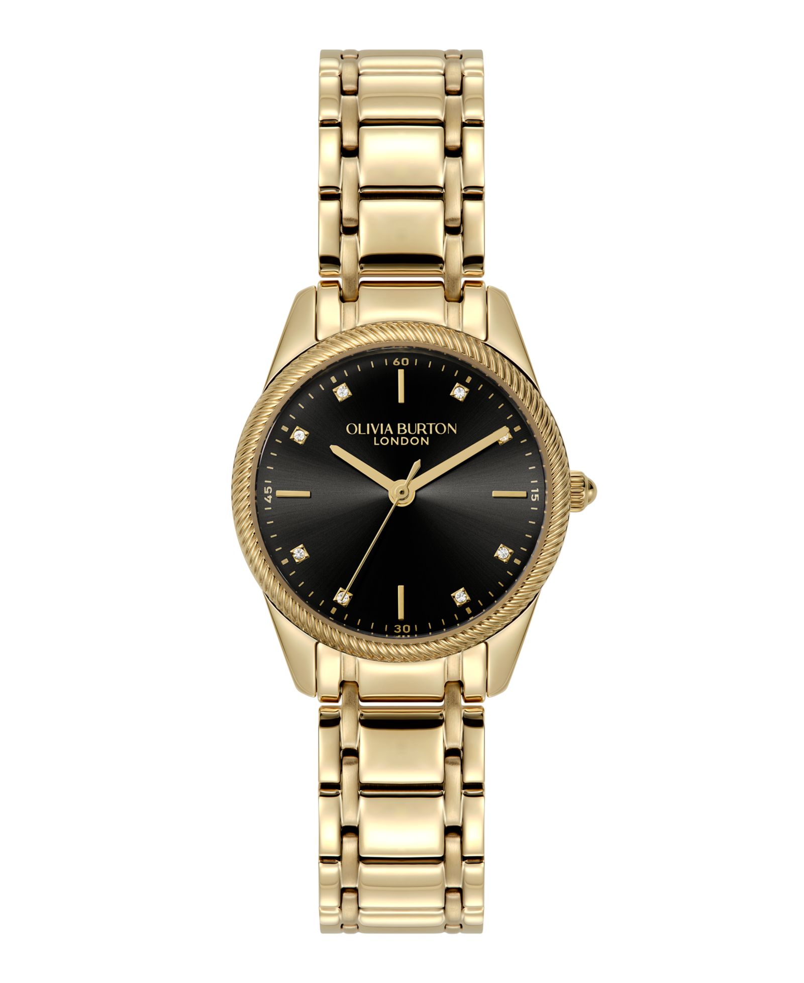 Olivia Burton Women's Egerton Gold Tone Stainless Steel Bracelet Watch, 28mm