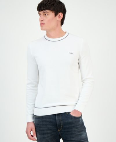 Hugo by Hugo Boss Men's San Cassius Long-Sleeve Crewneck Sweater