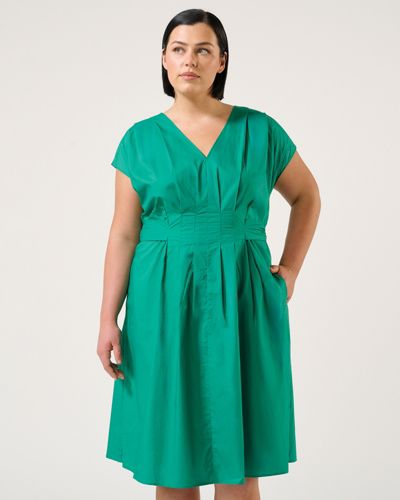 Женское хлопковое мини-платье ESTELLE Rebekah V-Neck