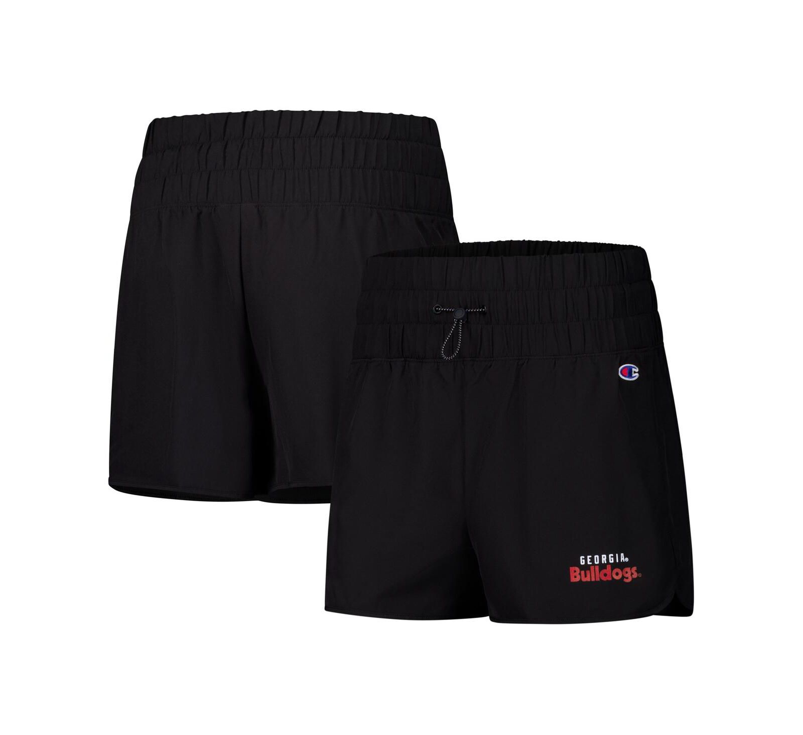 Женские шорты Champion Black Georgia Bulldogs Tailgate Her Woven
