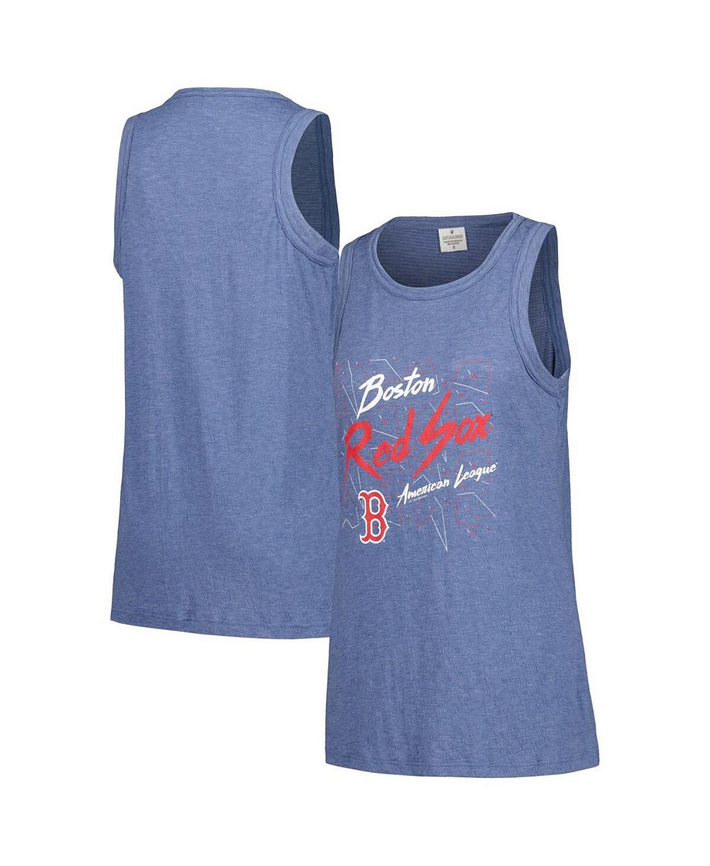 Soft As A Grape Женский топ-майка Boston Red Sox Navy Gauze High Neck