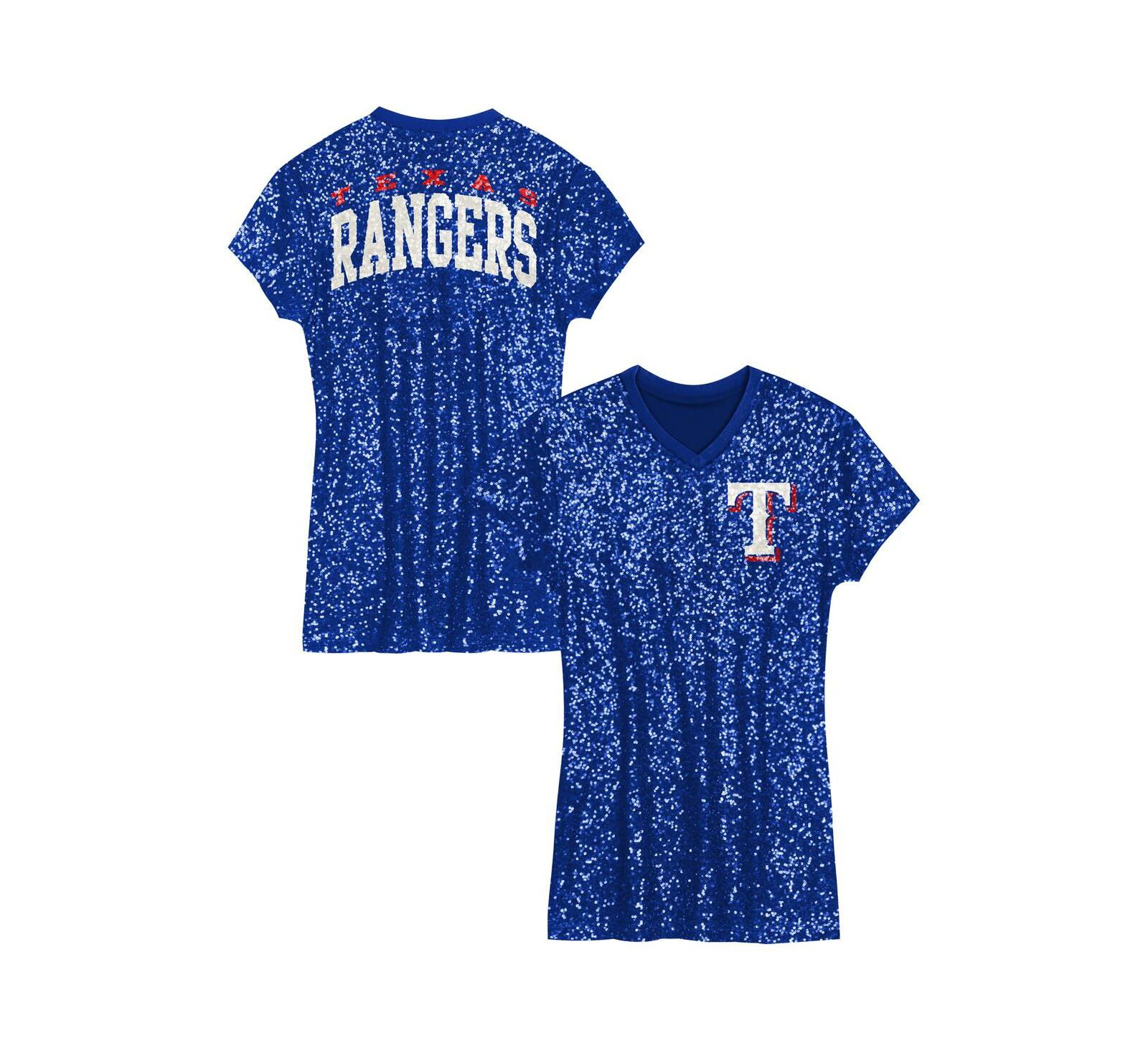 Outerstuff детское платье Royal Texas Rangers Sequin V-Neck
