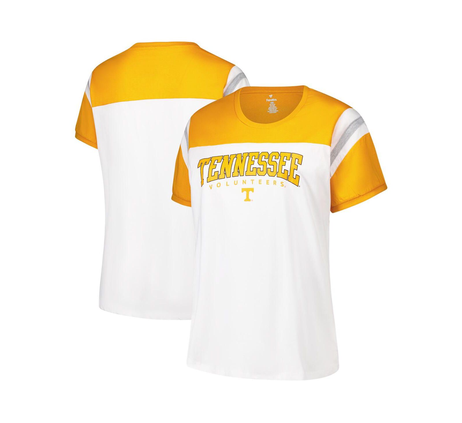 Женская футболка Fanatics Tennessee Volunteers Winning Gear, белая, Plus Size