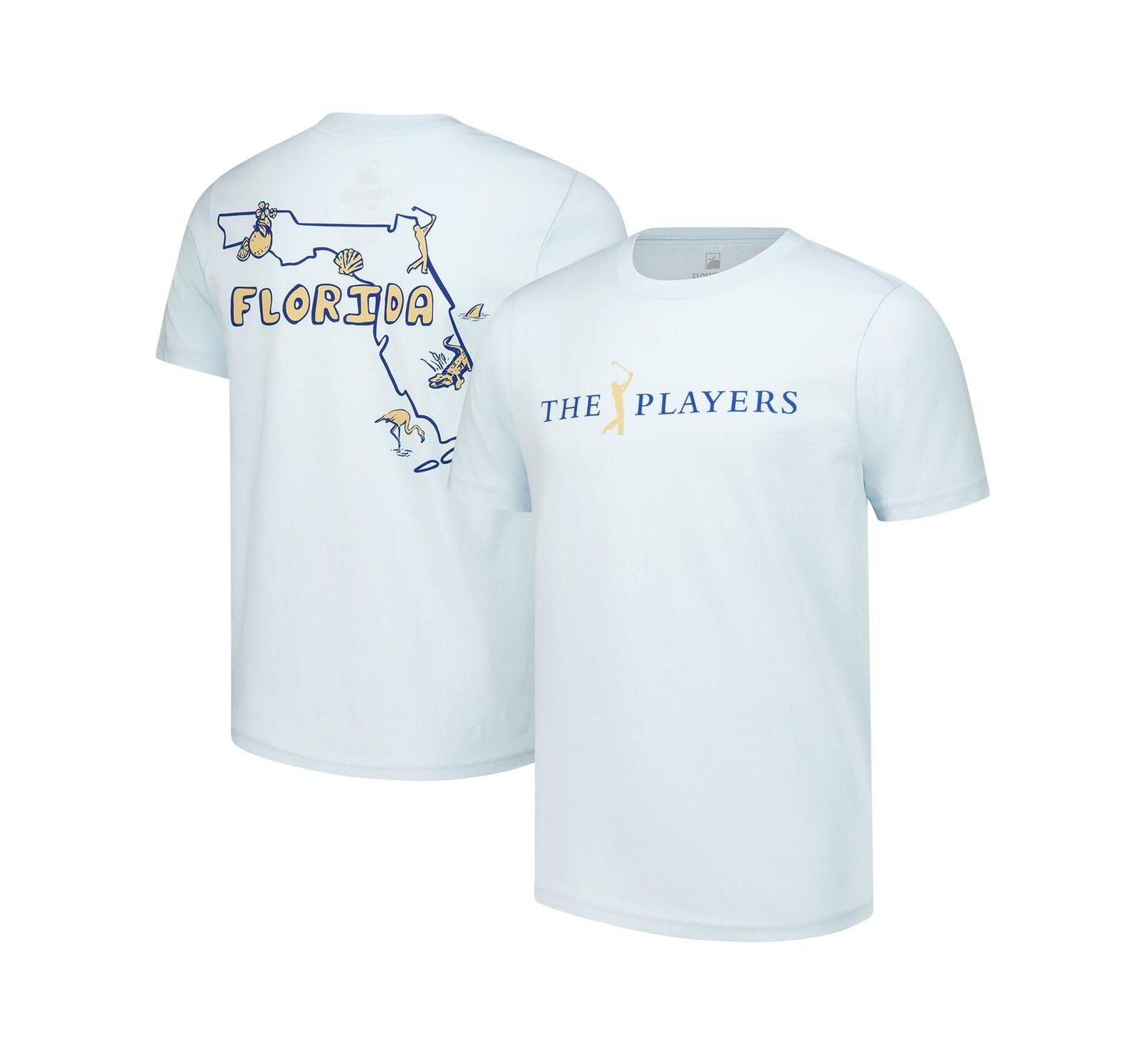 Flomotion Детская футболка THE PLAYERS Florida Outline светло-голубого цвета