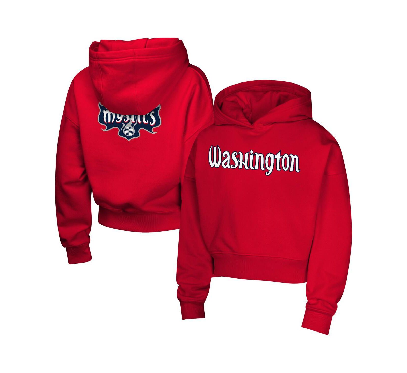 Детская толстовка Outerstuff Big Girls Red Washington Mystics Top Closer Fashion
