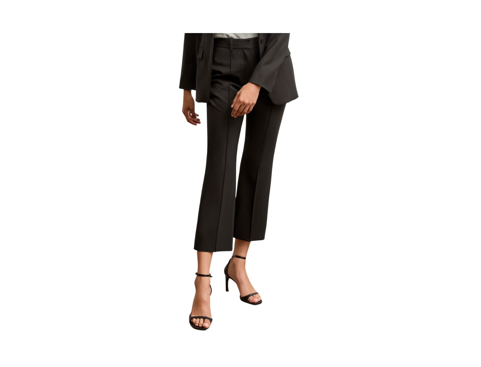M.M.LaFleur Tessa Kick Flare Trouser - Washable Wool Twill