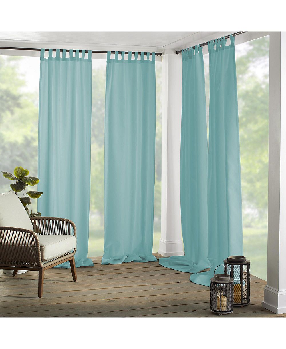 Штора Elrene Home Fashions Matine Solid Tab Top Indoor/Outdoor