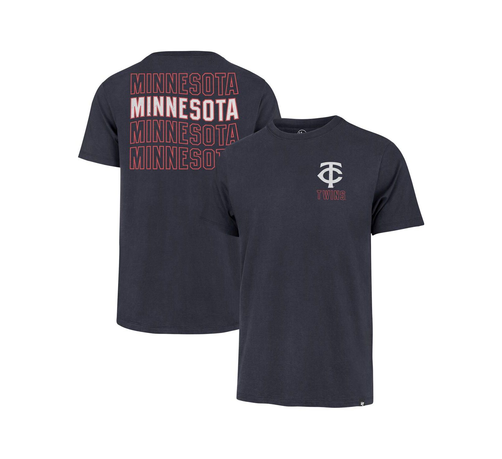 Мужская футболка '47 Brand Navy Minnesota Twins Hang Back Franklin