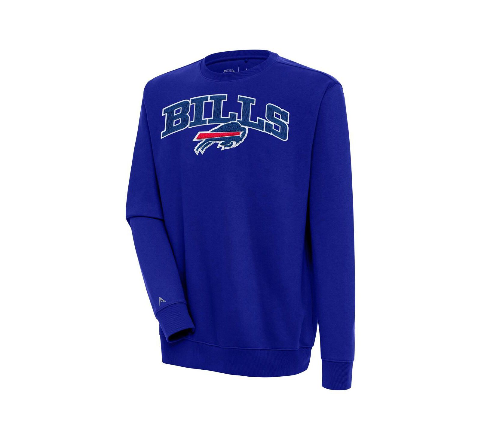 Мужское свитшот-пуловер Antigua Royal Buffalo Bills Victory Chenille