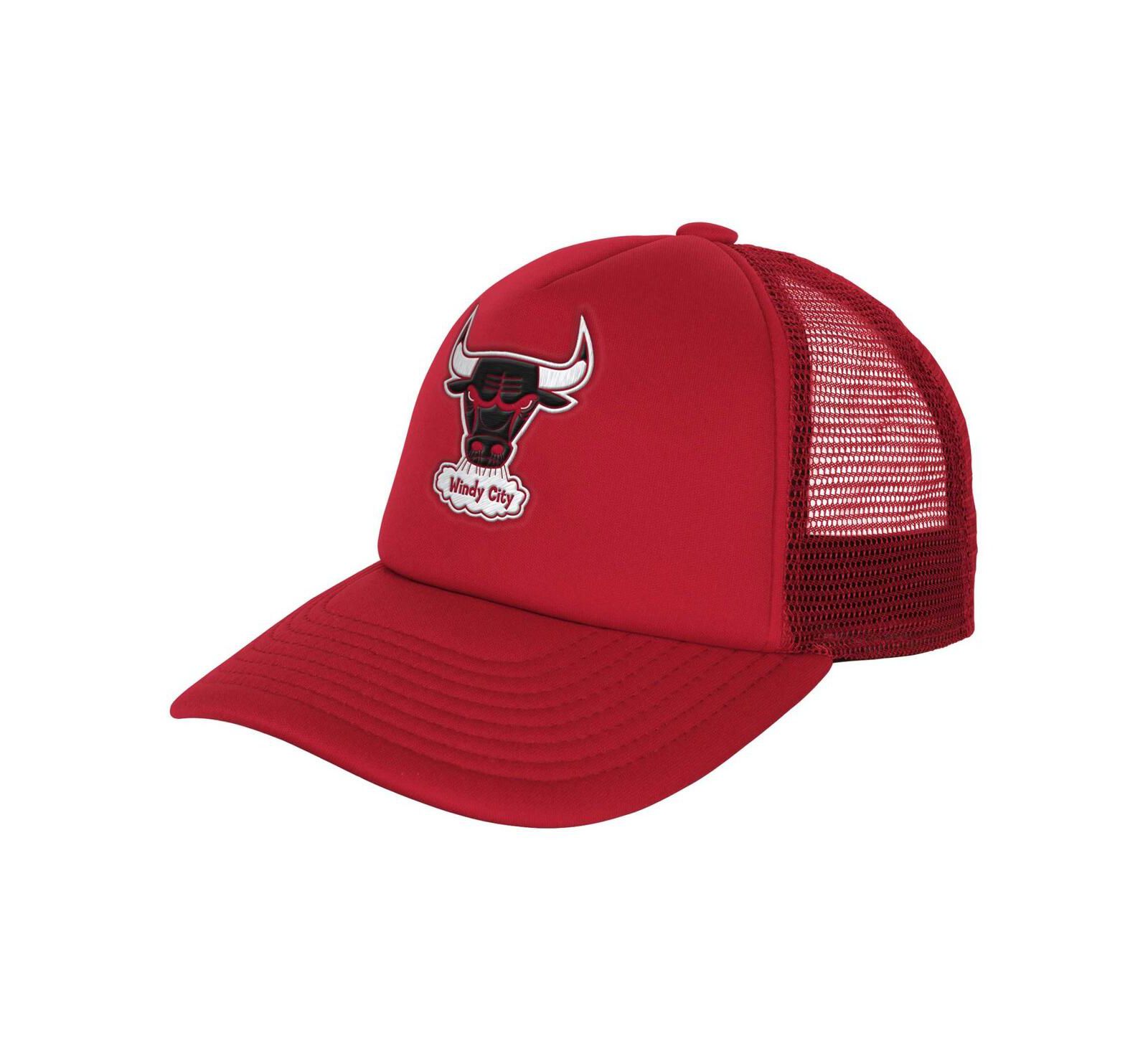 Детская кепка Mitchell & Ness Chicago Bulls Core Evergreen Trucker