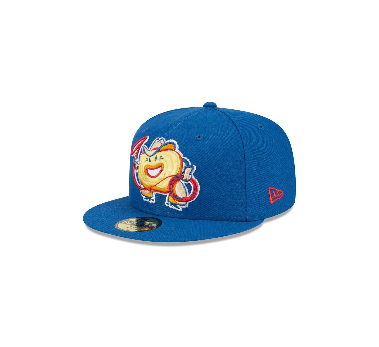 New Era Men's Blue Round Rock Express Theme Nights 59FIFTY Fitted Hat