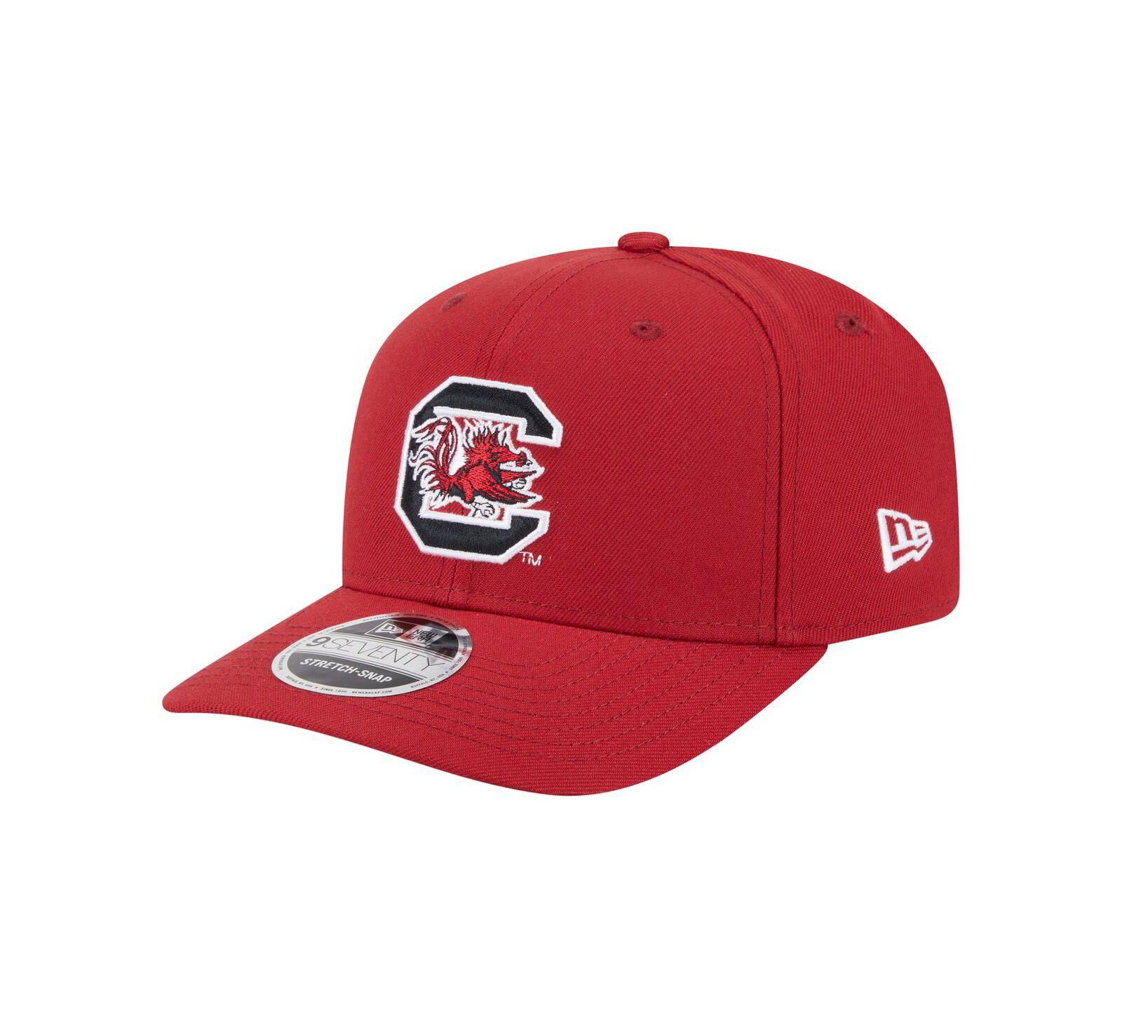 Мужская бейсболка New Era Garnet South Carolina Gamecocks Team Collective 9SEVENTY Stretch-snap
