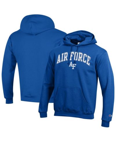 Champion Men's Royal Air Force Falcons Arch Over Logo Pullover Hoodie