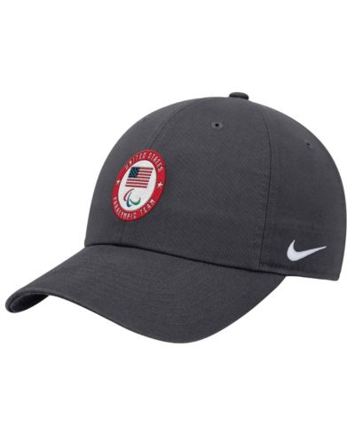 Nike Мужская кепка adjustable U.S. Paralympics Crest Logo Club Anthracite