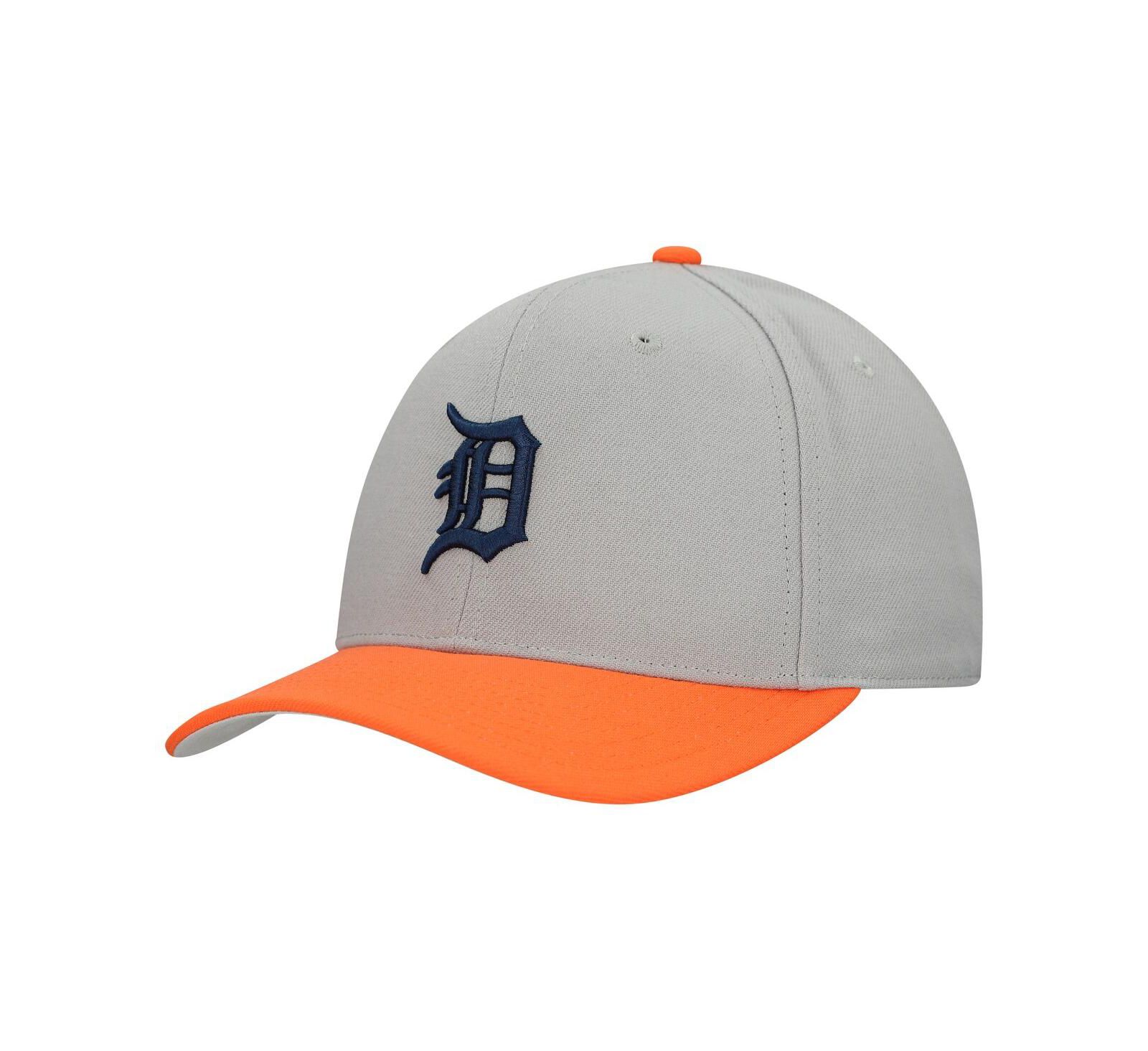 Mitchell & Ness Men's and Women's Gray Detroit Tigers Basic Pro Adjustable Hat
