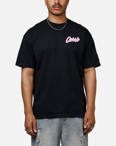 CARRE Men's Pepe Heavyweight T-Shirt - Black Acidwash S