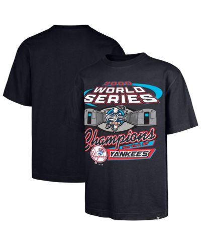 '47 Brand Men's Navy New York Yankees 2000 World Series s Showcase Foundation T-Shirt
