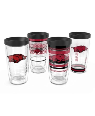 Набор классических стаканов Tervis Arkansas Razorbacks, 4 шт., 16oz.