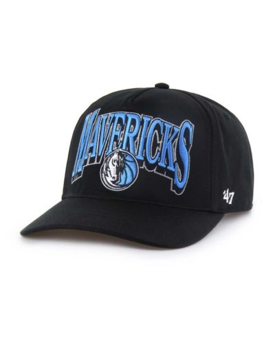 Мужская регулируемая кепка '47 Brand Black Dallas Mavericks Every Time Past Champs Hitch