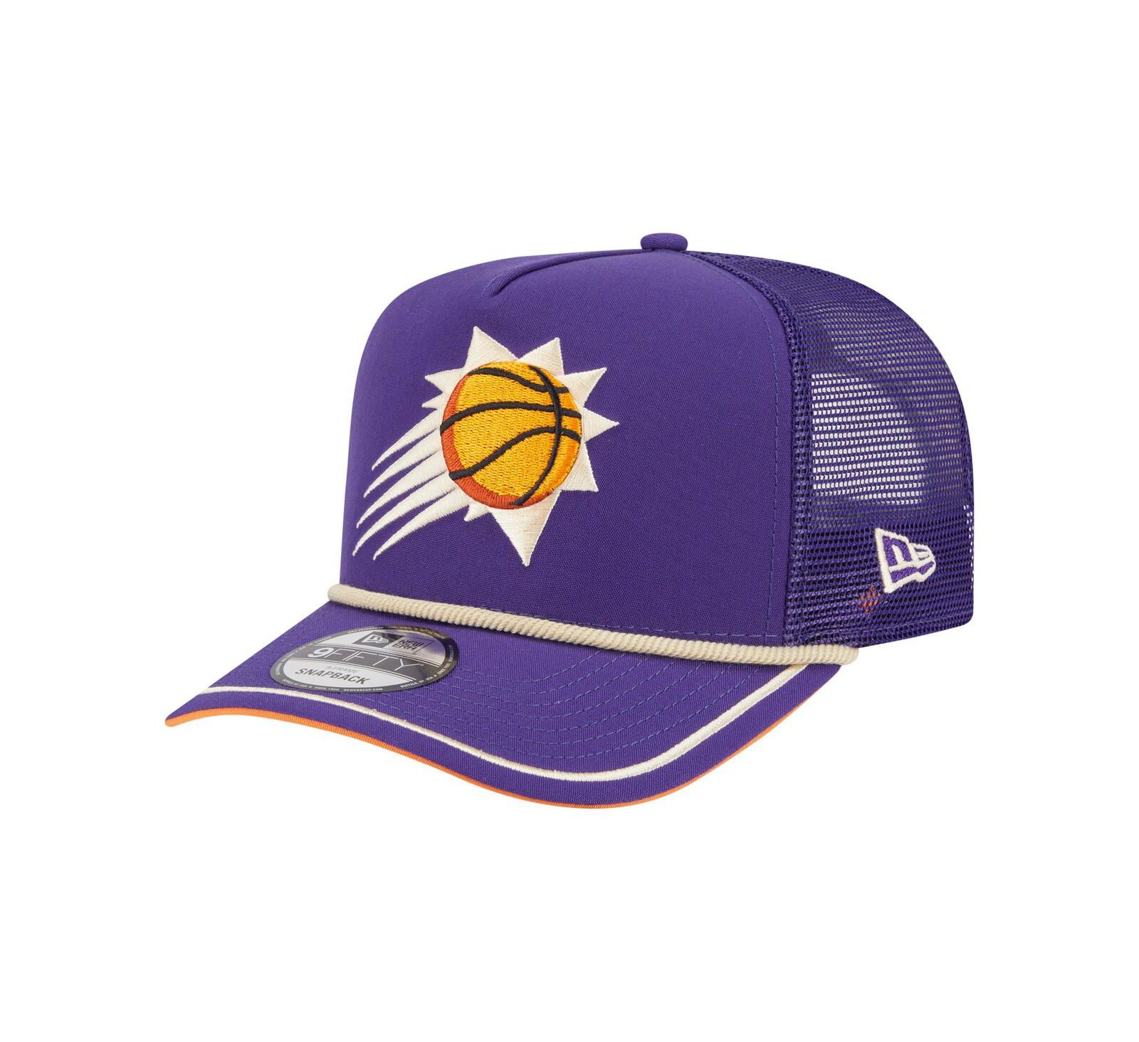 New Era Мужская Фиолетовая Phoenix Suns Team Rope A-Frame 9FIFTY Snapback Hat