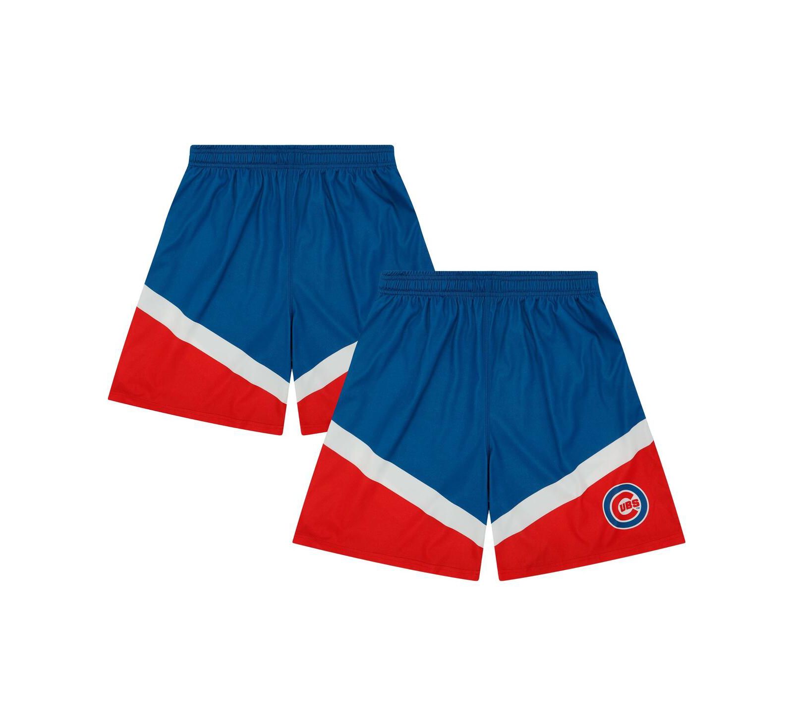 FOCO Men's Royal Chicago Cubs color-blocked Shorts
