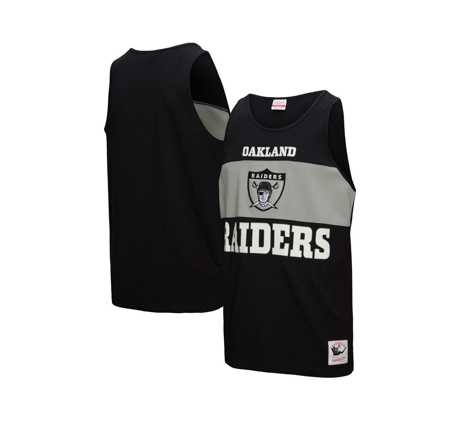 Мужской майка Mitchell & Ness Oakland Raiders Retro Color Block, черная