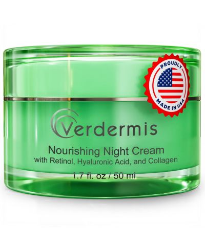 Nourishing Night Cream with Retinol, Hyaluronic Acid, and Collagen
