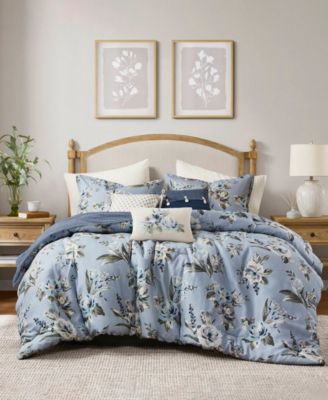 Madison Park Salara Vintage Floral 7-Pc. Comforter Set, King