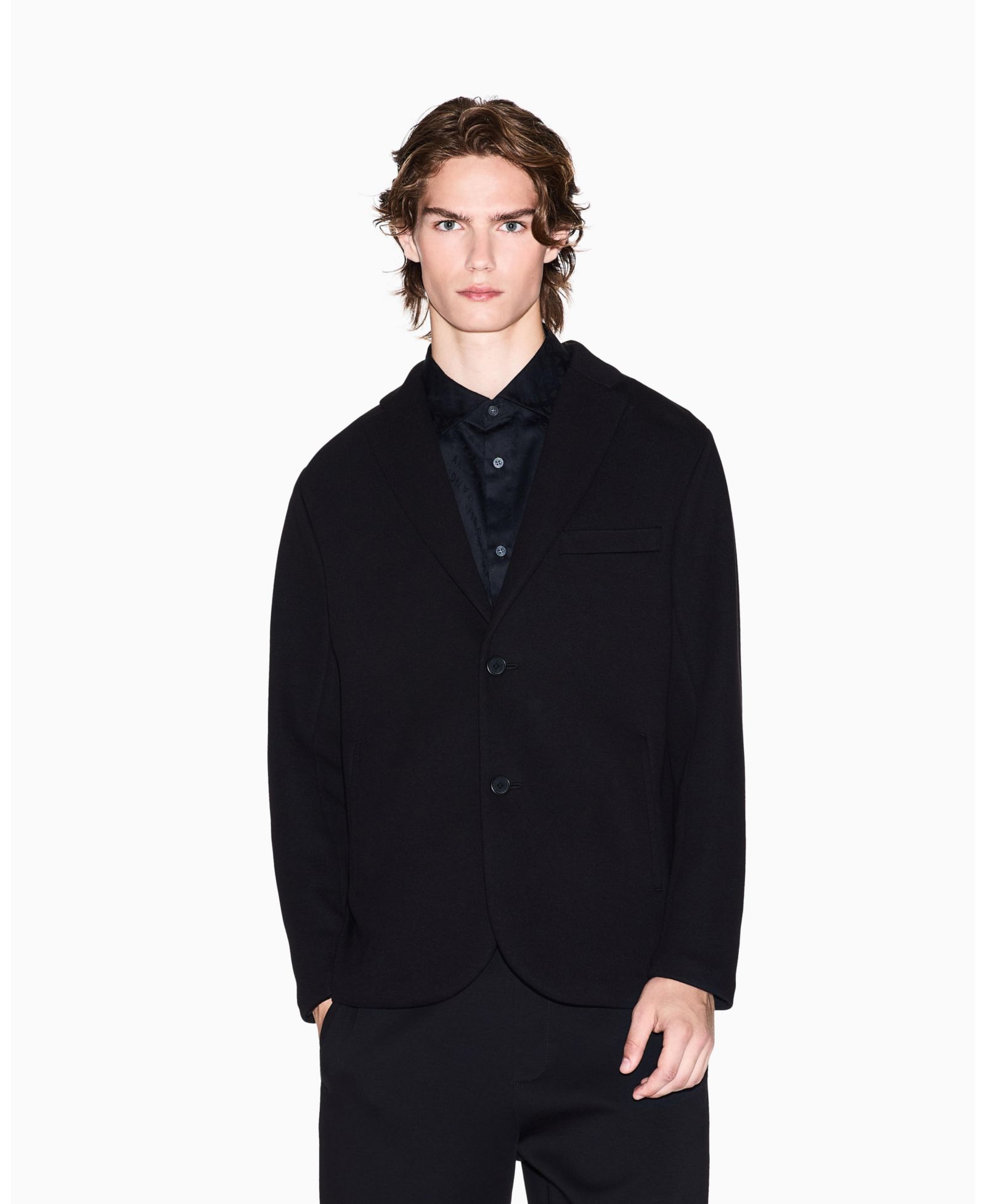 A|X Armani Exchange Мужской пиджак Cozy Lab Pique