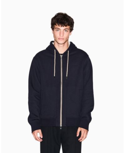 A|X Armani Exchange Мужское худи на молнии с подкладкой Sherpa
