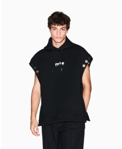 A|X Armani Exchange Мужской трикотажный свитшот без рукавов Scuba с люверсами
